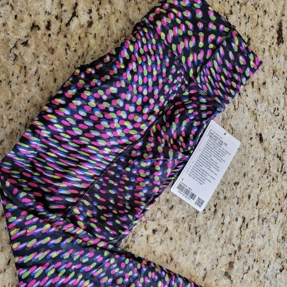 Lululemon fast and free tights 25" sz 6 seawheeze - Picture 1 of 3